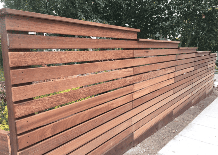 Horizontal Wood Fence