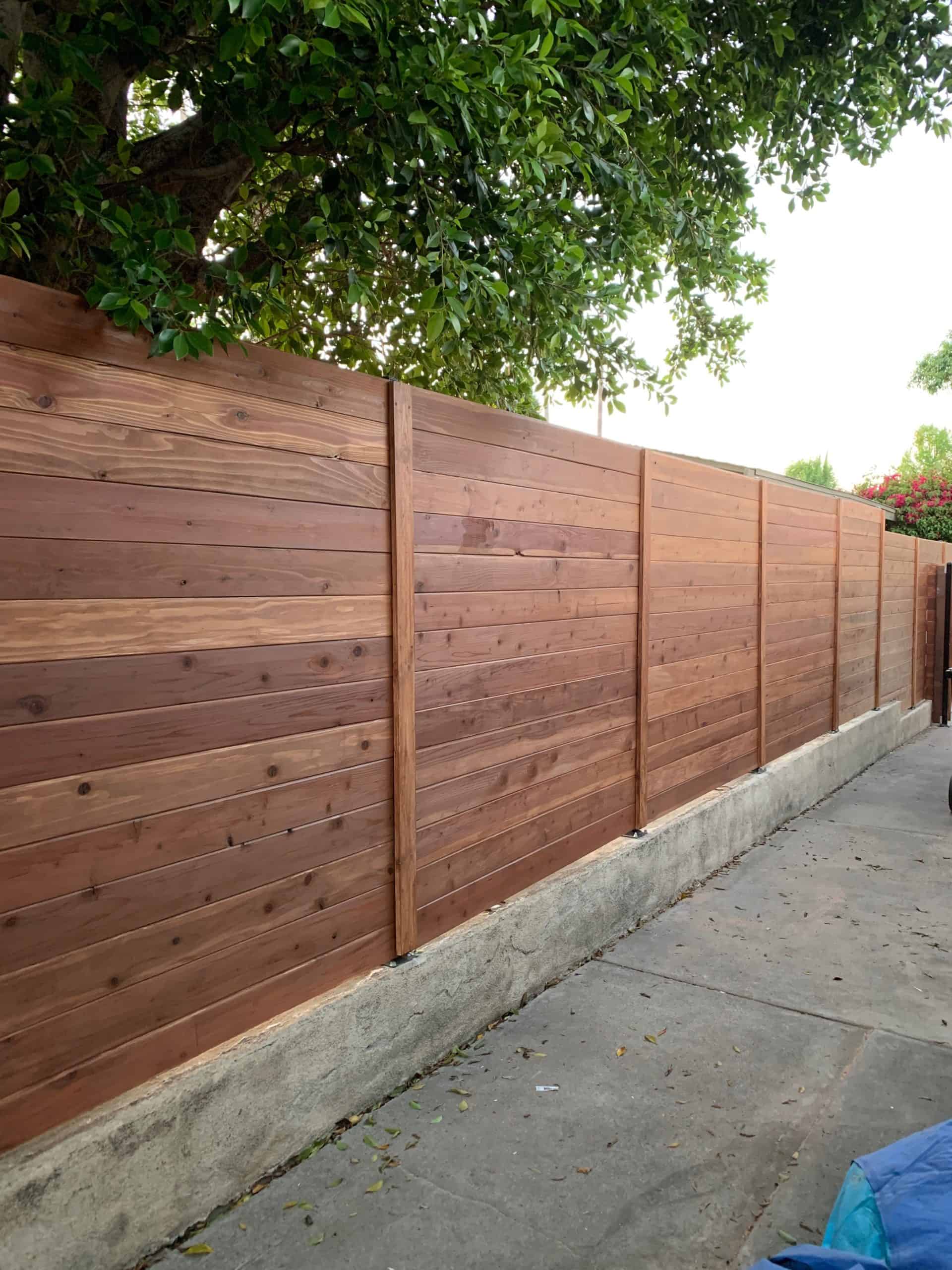 Adding A Redwood Fence in Los Angeles Los Angeles Fence Builders