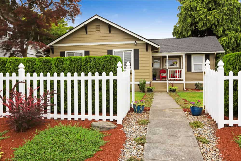 Where Fence Meets House