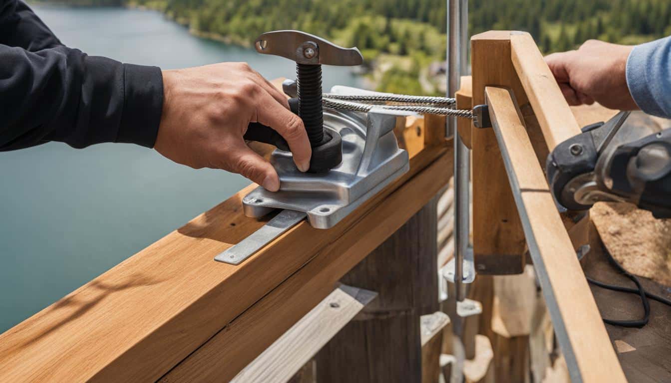 how to install cable wire railing