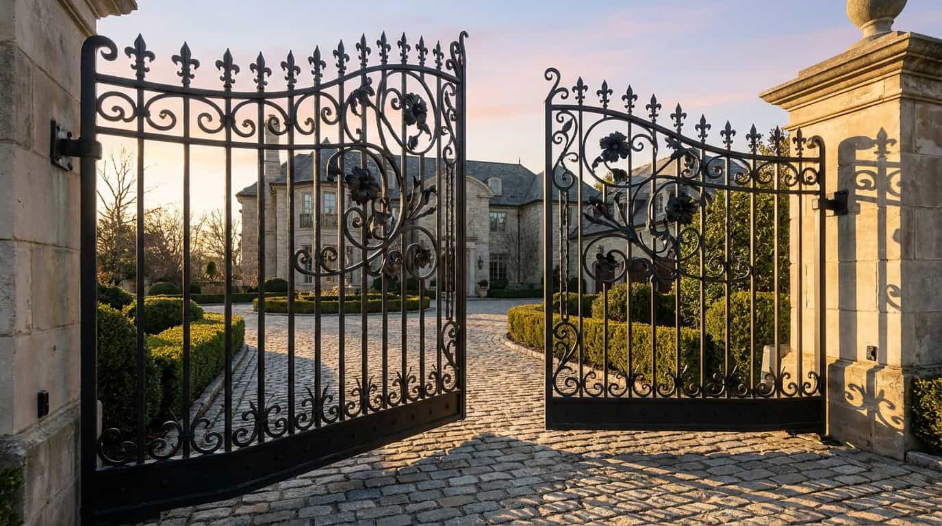 Why Custom Wrought Iron Gates Are The Ultimate Home Statement