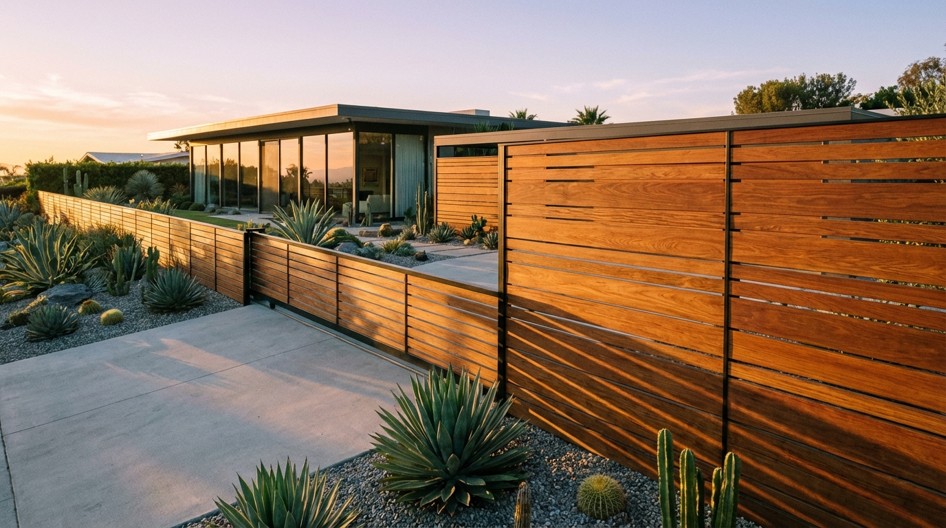 Why The Modern Horizontal Wood Fence Is Los Angeles’ Top Curb Appeal Trend