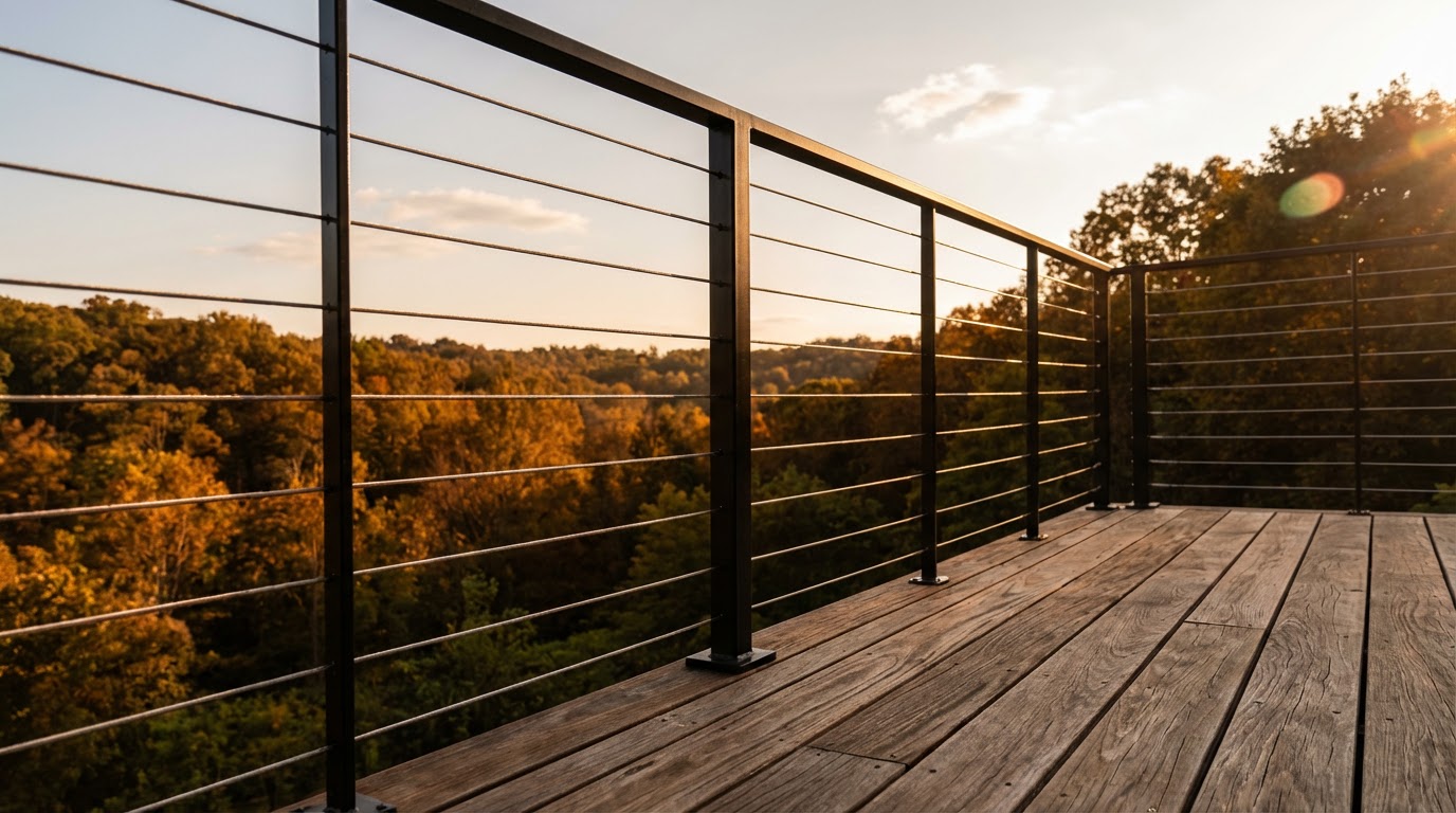 Elevate Your Outdoor View With Modern Exterior Cable Railing Systems