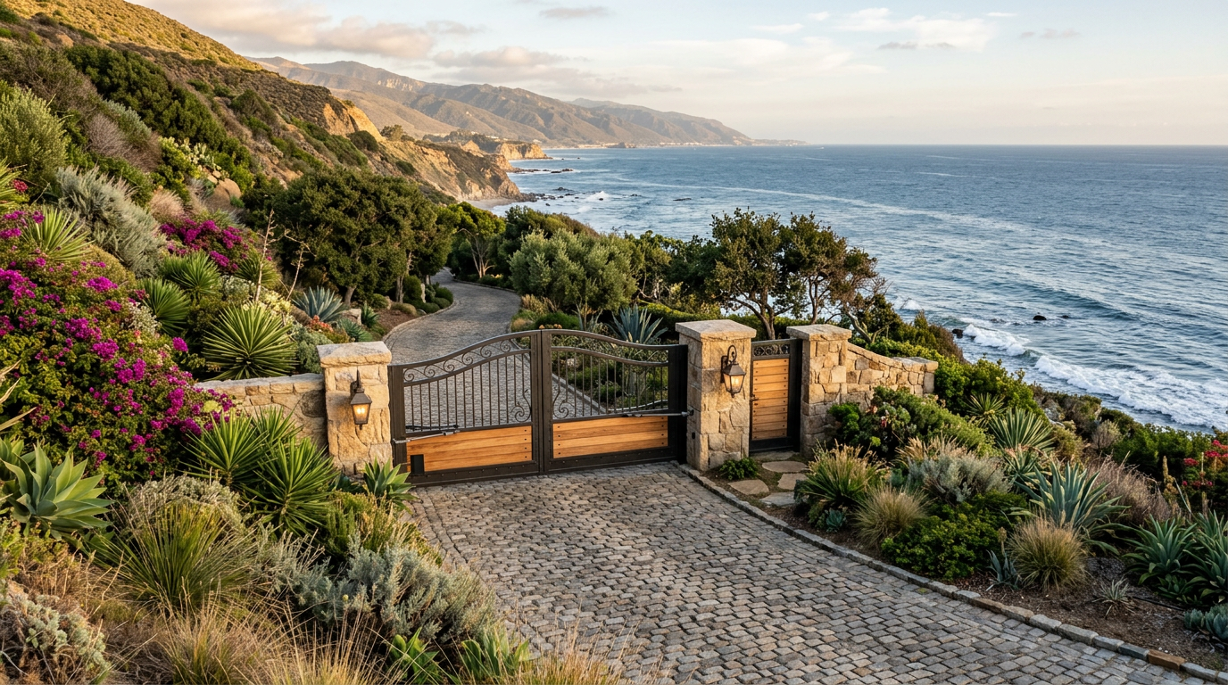 Designing The Perfect Malibu Estate Entry Gates For Your Coastal Home