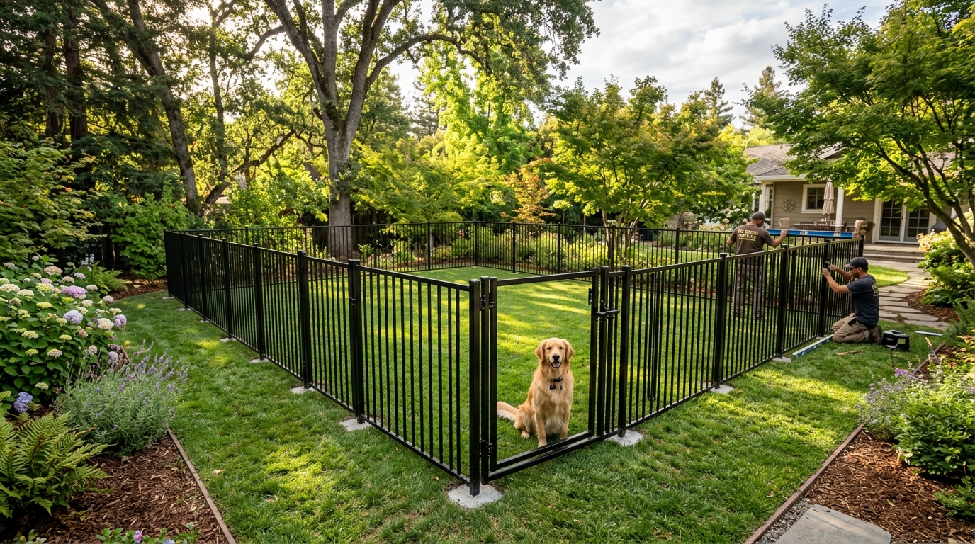 Professional Dog Kennel Fence Installation For A Secure Backyard Haven