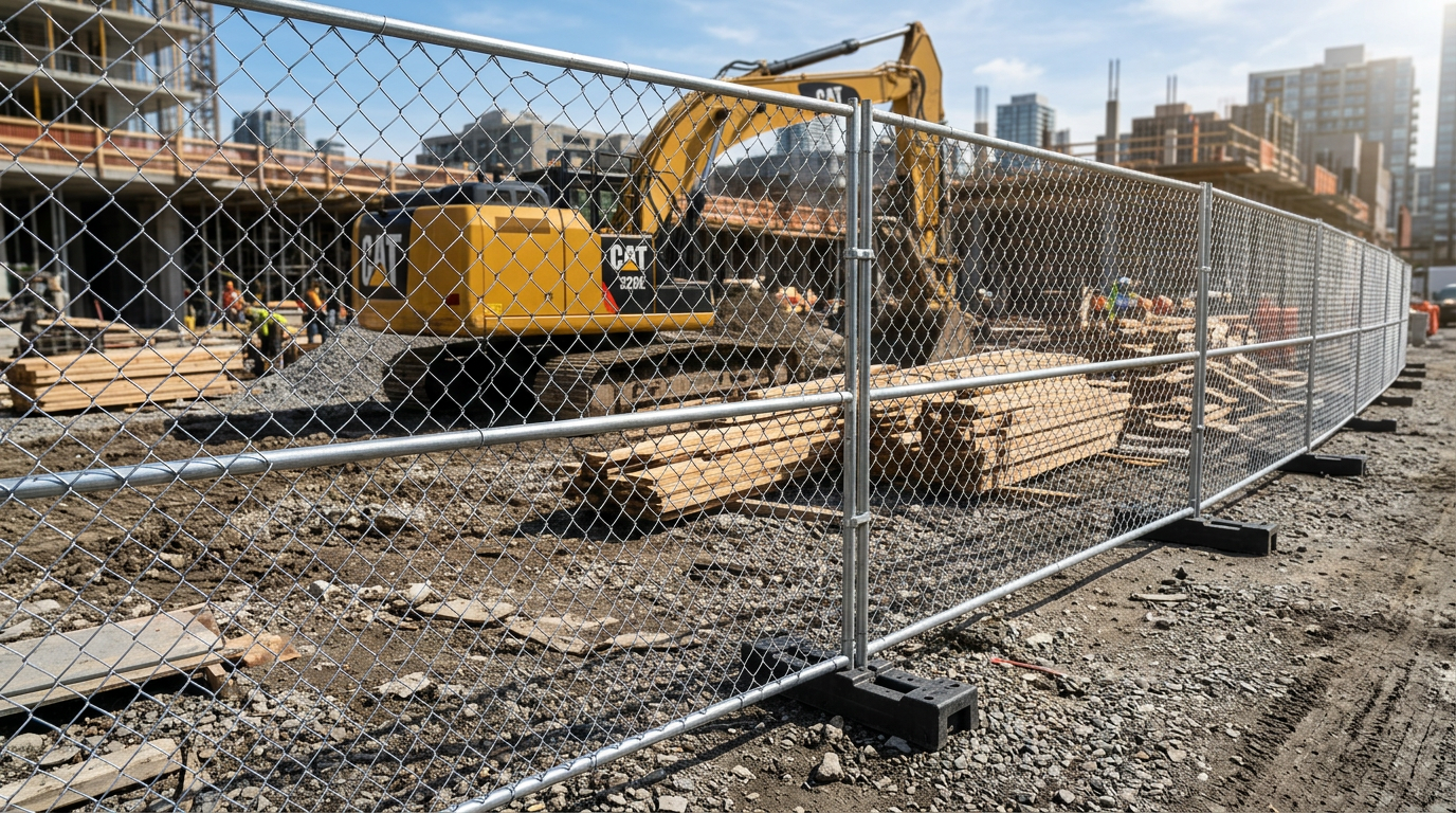 Why Temporary Construction Fence Rental Is Essential For Your Site