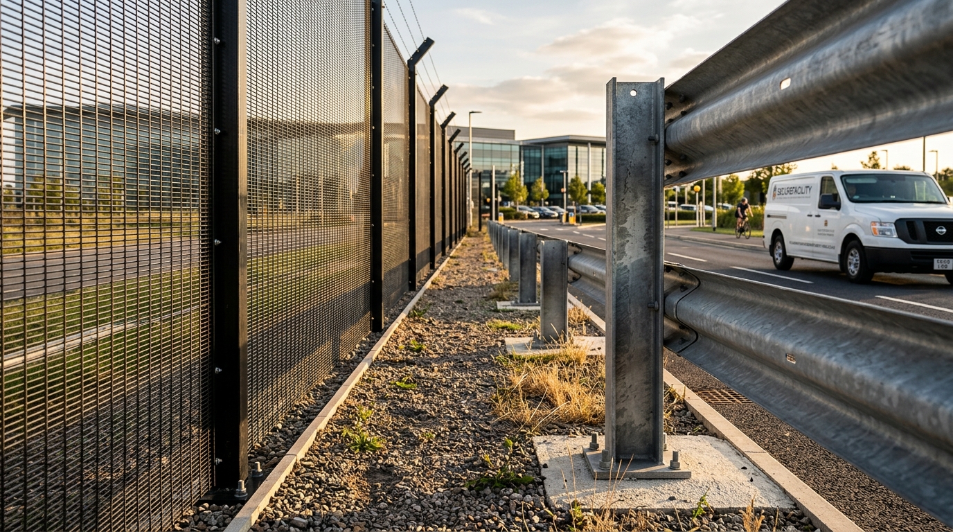 Choosing Between Anti Climb Mesh And Crash Rated Barriers