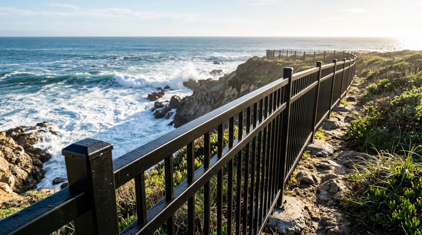 Why Powder Coated Fencing Is The Smartest Long Term Investment For Your Yard Coastal Protection Against Salt Air And UV Damage