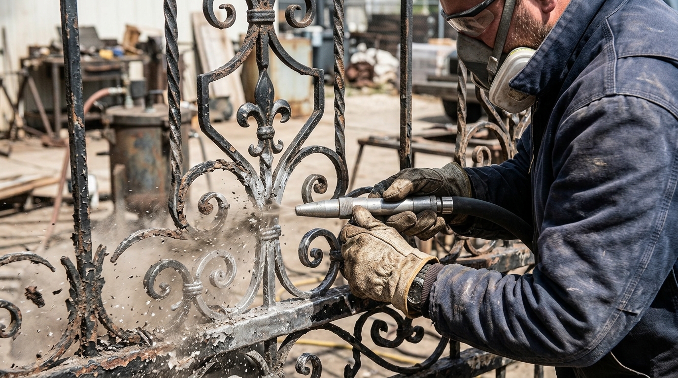 How Sandblasting And Labor Drive Your Total Price