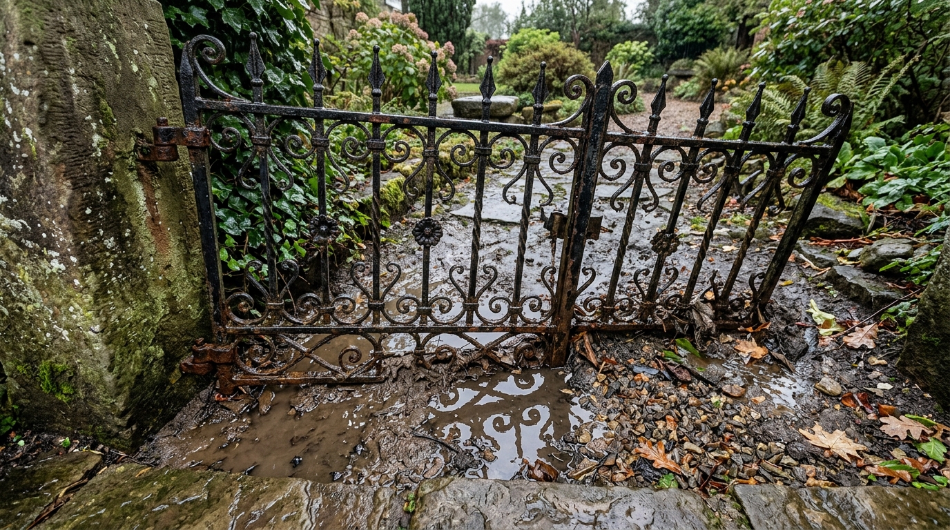 How To Avoid Costly Custom Gate Design Mistakes For Your Home Planning for Proper Drainage and Environmental Factors