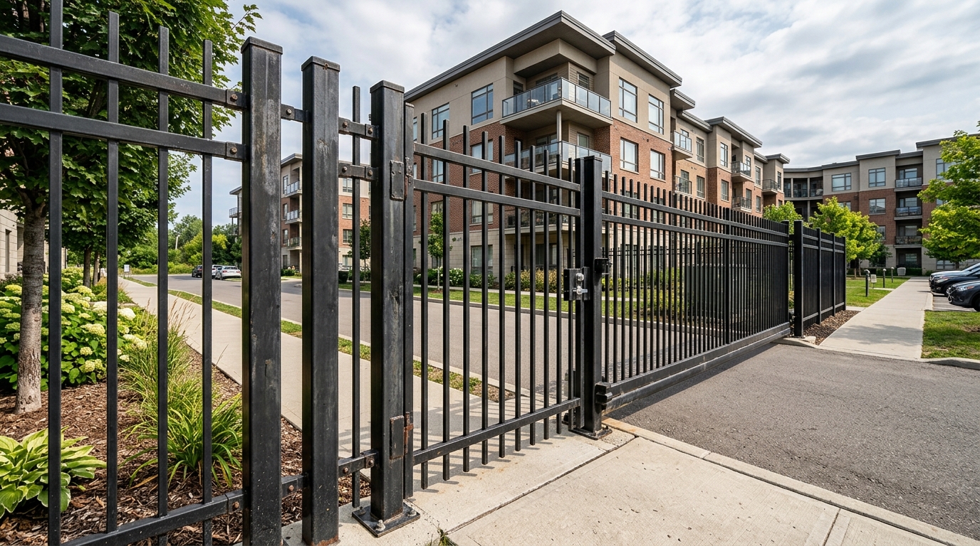 Apartment Complex Security Fencing For Los Angeles Multifamily Properties Durable Apartment Fencing Materials