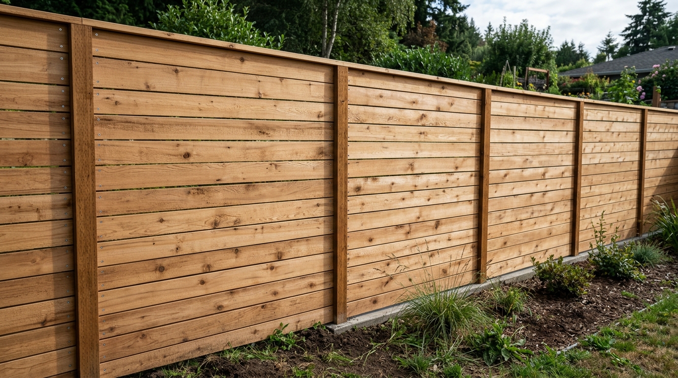 Why Horizontal Wood Fences Are Popular With Los Angeles Homeowners