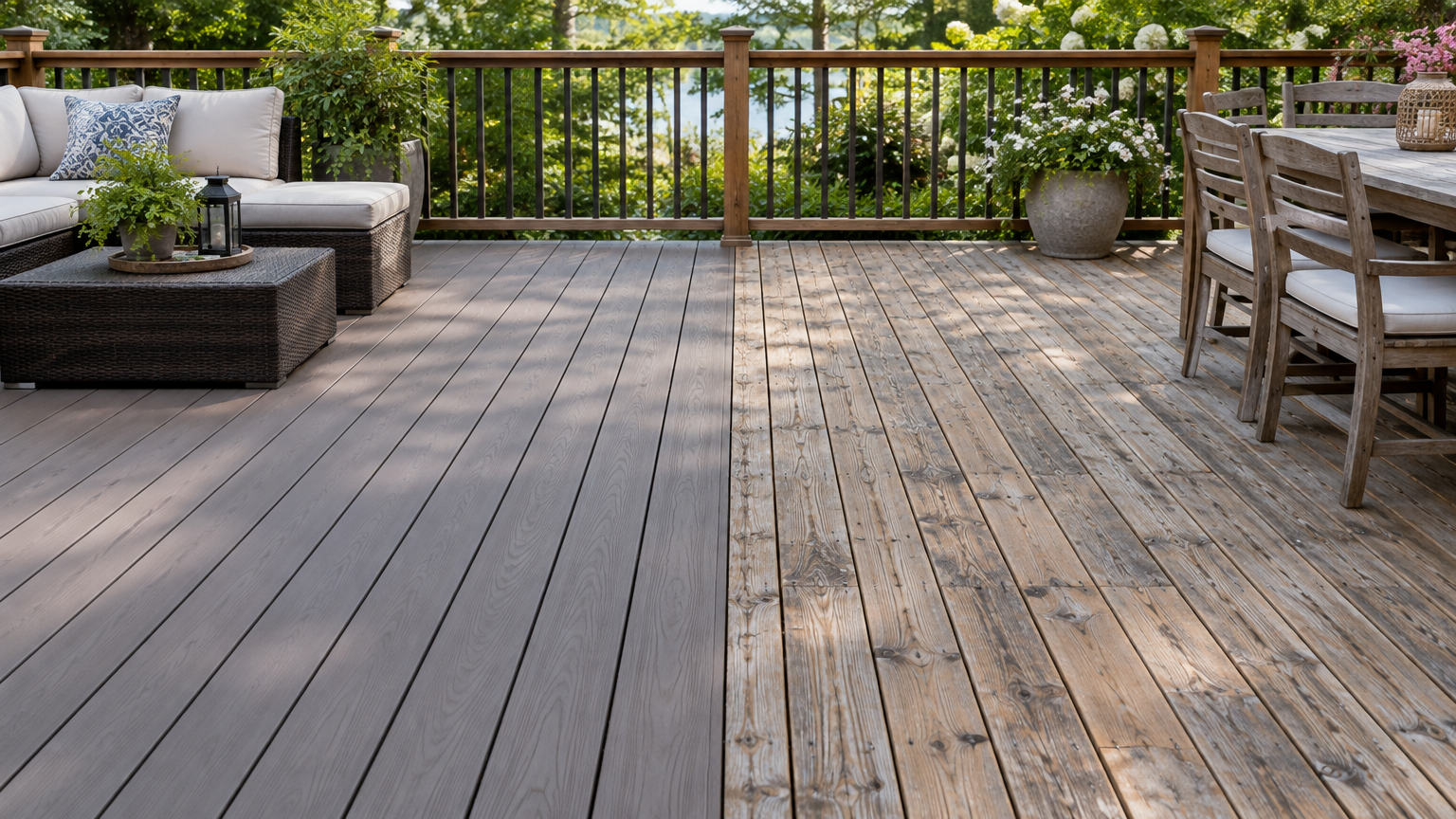 Composite Decking vs. Wood: Cost, Maintenance, and Performance Compared