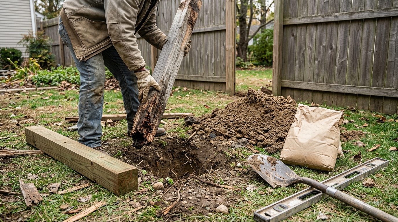 Fence Post Replacement Cost: What to Expect