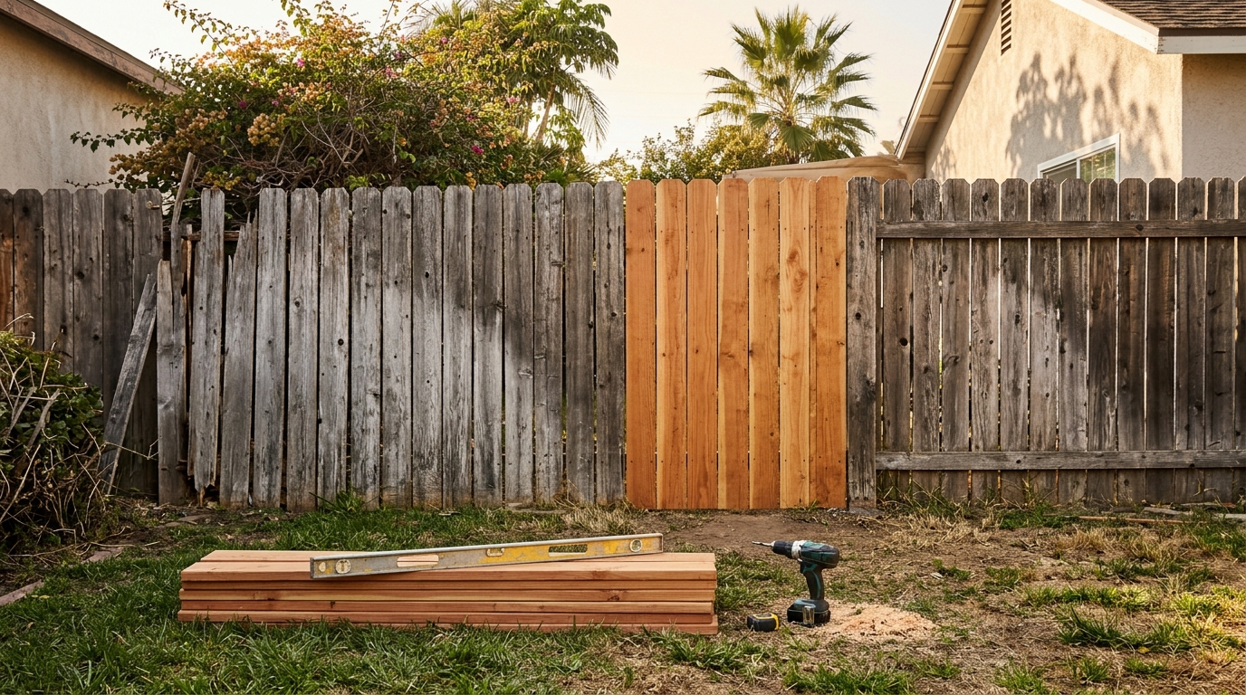 Fence Panel Replacement Cost: What to Budget and What Changes the Price Plan Your Los Angeles Fence Project